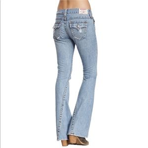 True Religion Disco Joey Big T Light Wash Jean